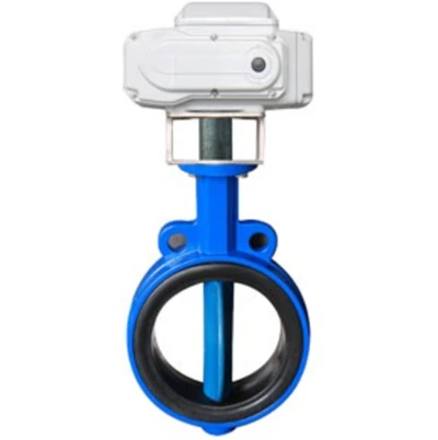 Electric Wafer Type Soft Seal Butterfly Valve