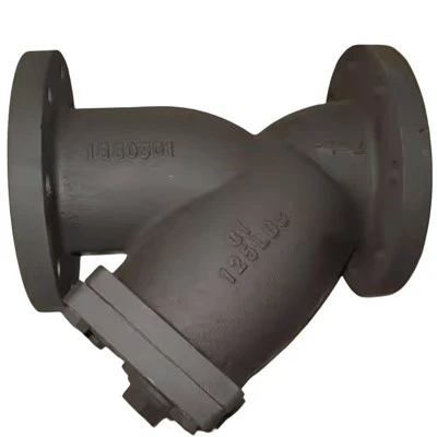 Pn16 Cast Iron Strainer with Flange End