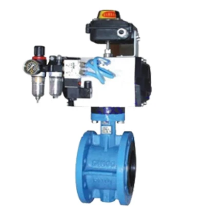 Pneumatic Flange Soft Seal Butterfly Valve