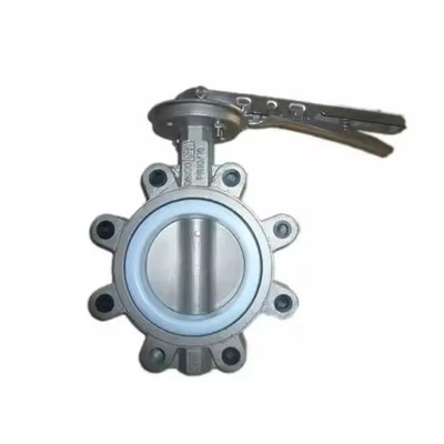 Soft Sealing Low Temperature Cast Iron Wafer Butterfly Valve