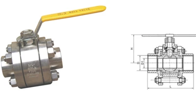 Welded Hard Seal Ball Valve